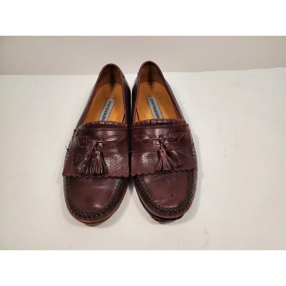 Johnston Murphy Tassel Loafers‎ Size 9 W Brown